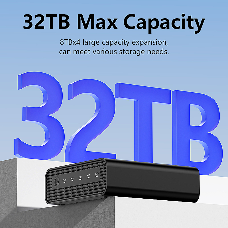 Aluminum M2 4-Bay USB4 Externa - External Ssd review and price