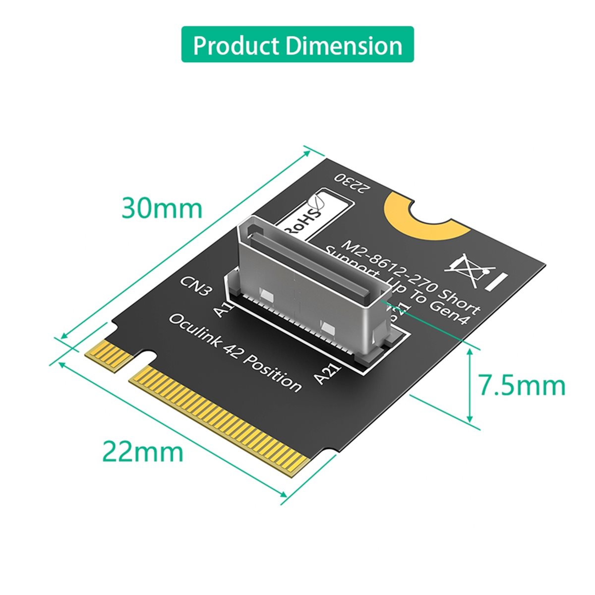 M.2 Nvme Key M to SFF-8612 Ada - Nvme Ssd review and price
